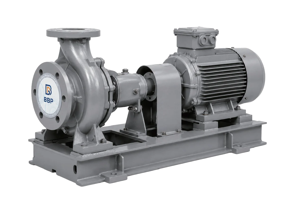 QYA-series pump shown in the BBP brochure; not every QYE or QYF arrangement