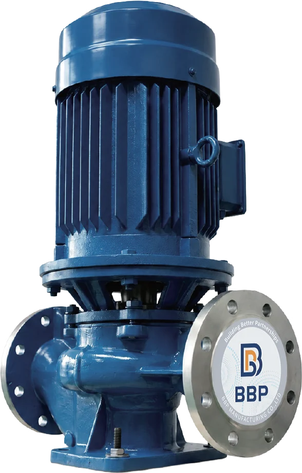 QIG vertical inline pump from the supplied BBP brochure.