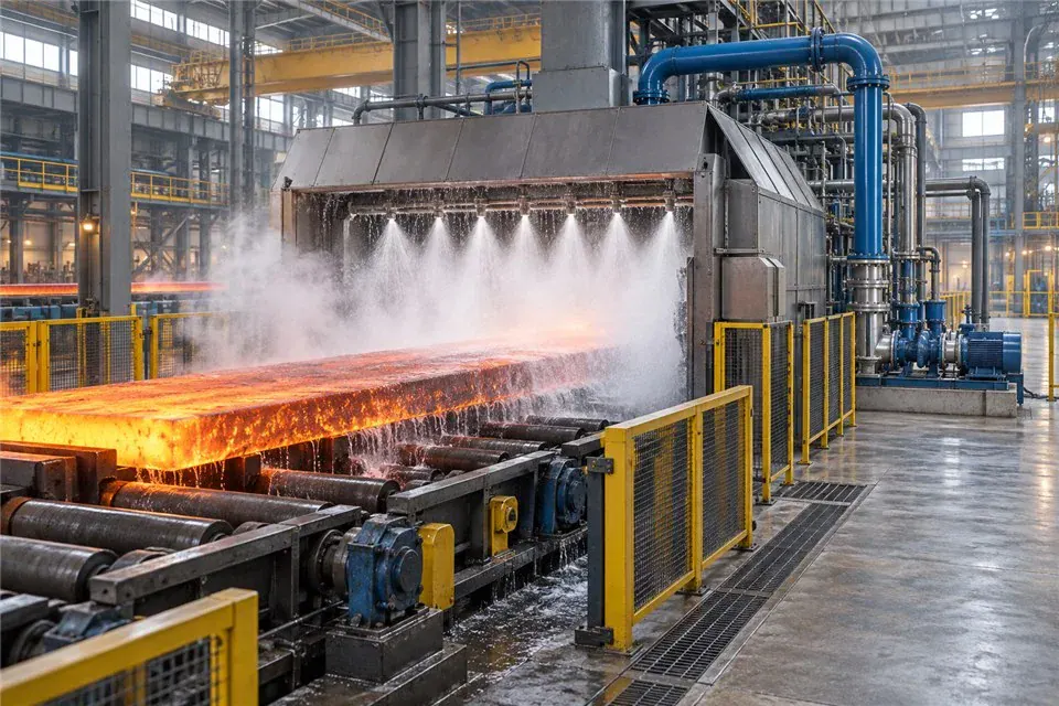Application illustration: high-pressure steel descaling