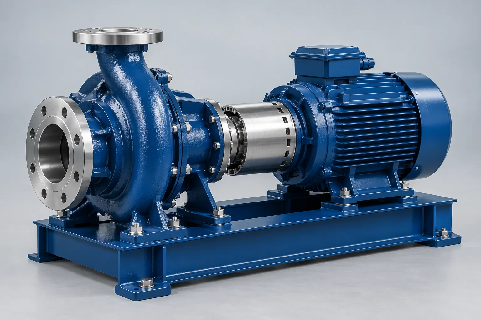 Horizontal Pipeline Pump product-family illustration showing a typical pump arrangement