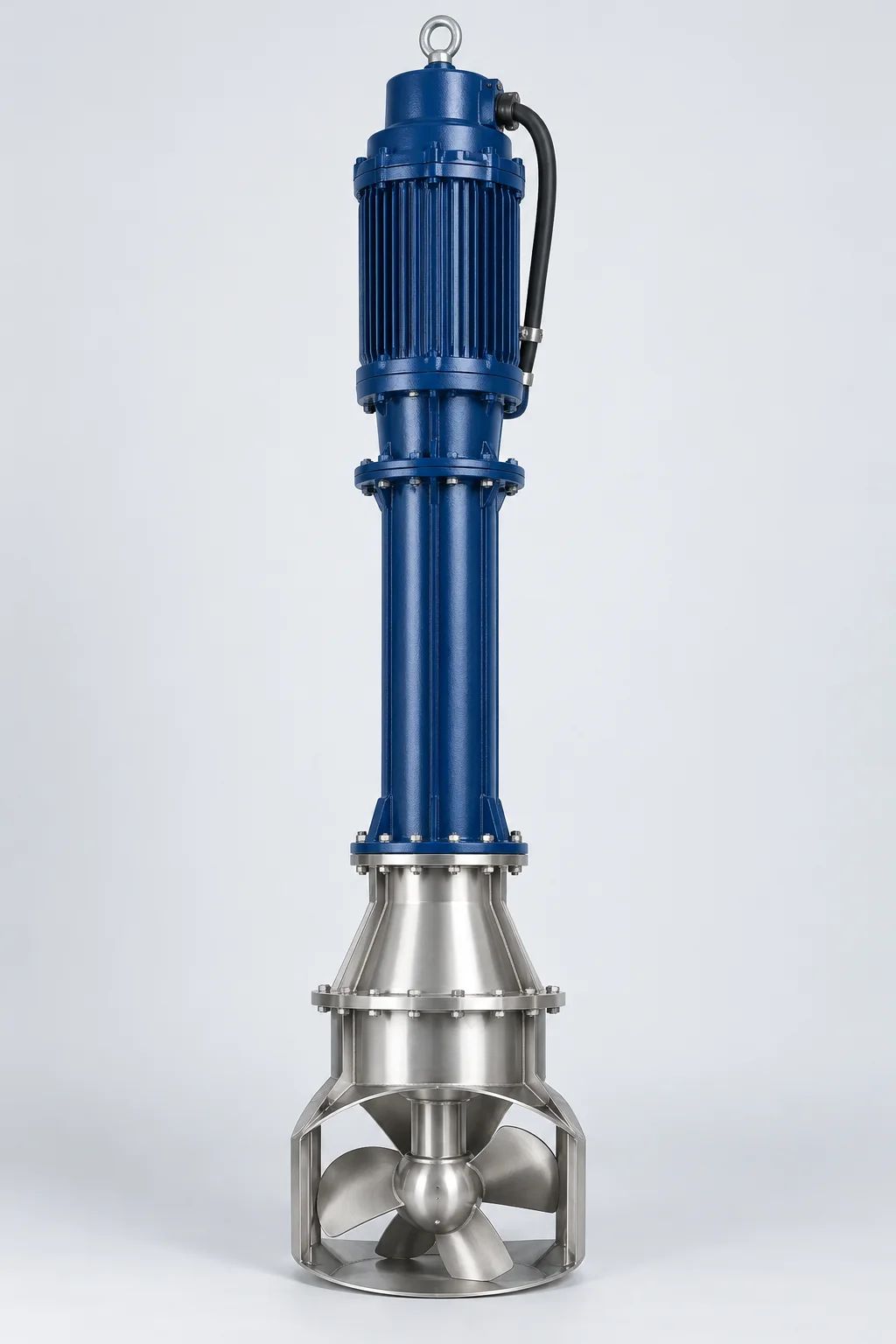 Submersible Axial-Flow Pump product-family illustration showing a typical pump arrangement
