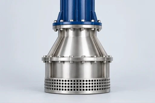 Intake & discharge concept for Submersible Axial-Flow Pump