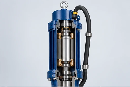 Shaft or submerged motor concept for Submersible Axial-Flow Pump
