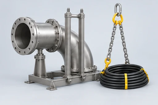 Installation equipment illustration for Submersible Axial-Flow Pump
