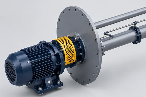 Drive & support concept for Vertical Sump Chemical Pump