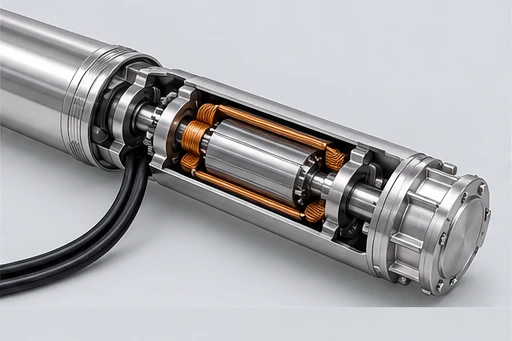 Submersible motor concept for Deep-Well Submersible Pump