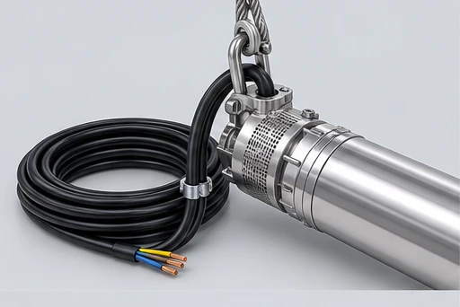 Cable & lifting concept for Deep-Well Submersible Pump