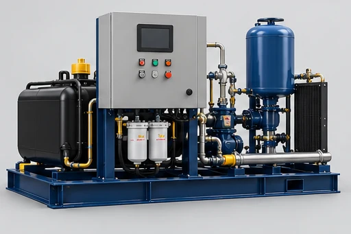 Controls & auxiliaries illustration for Diesel Fire Pump with Jockey Pump