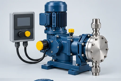 Control & calibration concept for Hydraulic Diaphragm Metering Pump