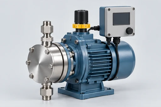 Control & calibration concept for Mechanical Diaphragm Metering Pump