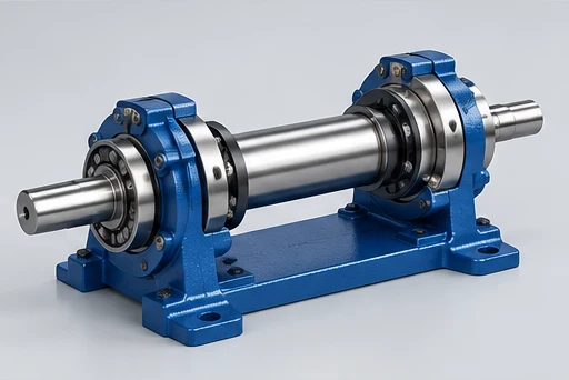 Shaft & bearings concept for Fluoroplastic-Lined Centrifugal Pump