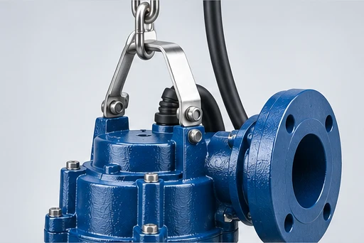 Discharge & lifting concept for Sewage Grinder Pump