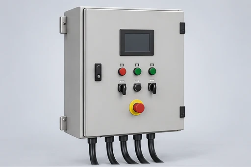 Control panel concept for Packaged Sewer Lift Station