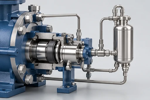 Seal & auxiliaries concept for Horizontal Multistage Petrochemical Pump