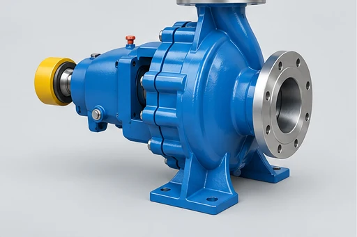 Petrochemical Process Pump: illustrative pump assembly and construction