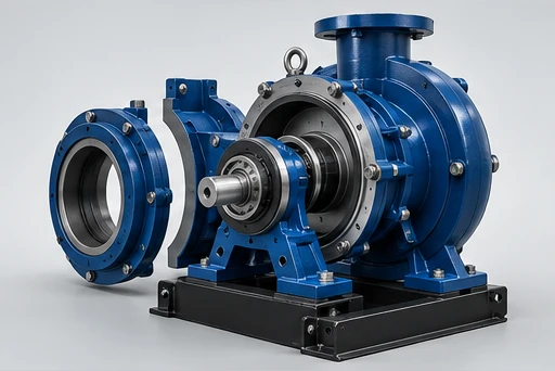 Rear service access concept for Pulp Pump