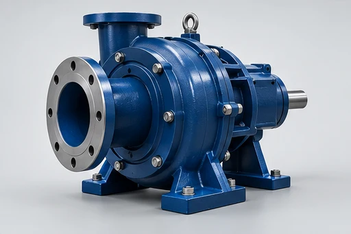 Pulp Pump: illustrative pump assembly and construction