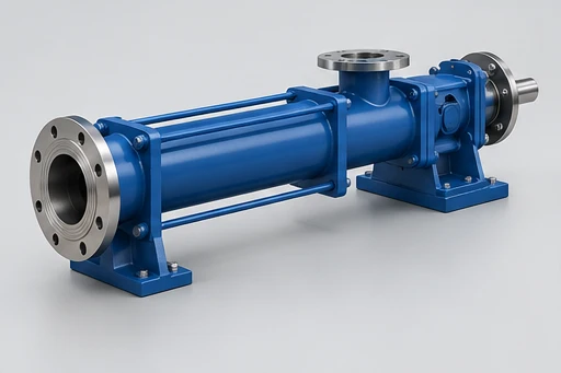 Progressive Cavity Pump (Single-Screw): illustrative pump assembly and construction