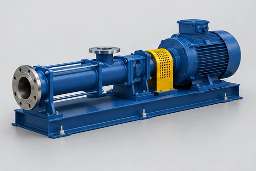 Electric pump set illustration for Progressive Cavity Pump (Single-Screw)