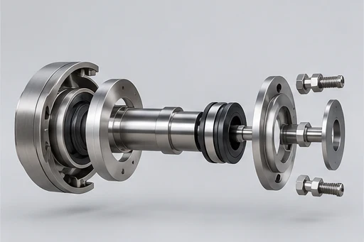 Shaft & wear parts concept for Seawater Pump