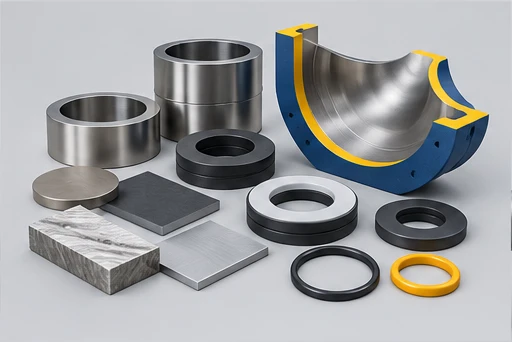 Seawater Pump: illustrative wetted materials and sealing components
