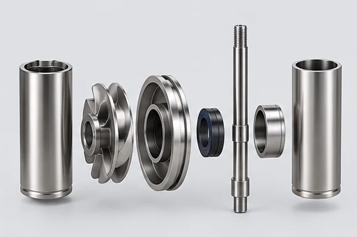 Stainless wetted parts concept for Stainless-Steel Deep-Well Pump