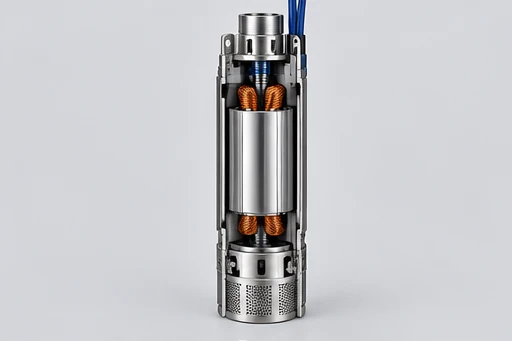Submerged motor concept for Stainless-Steel Deep-Well Pump