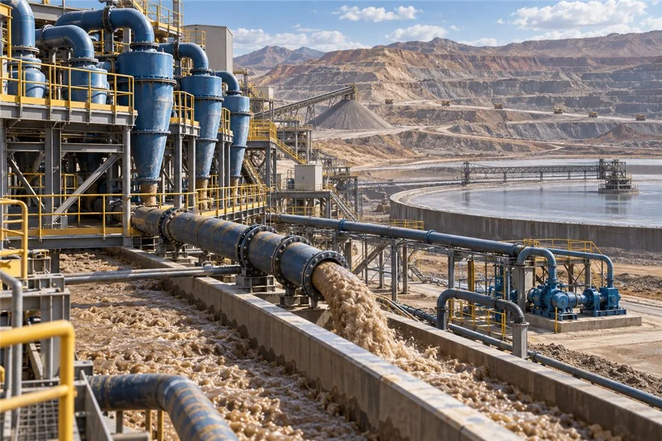 Application illustration: mineral-processing slurry transfer