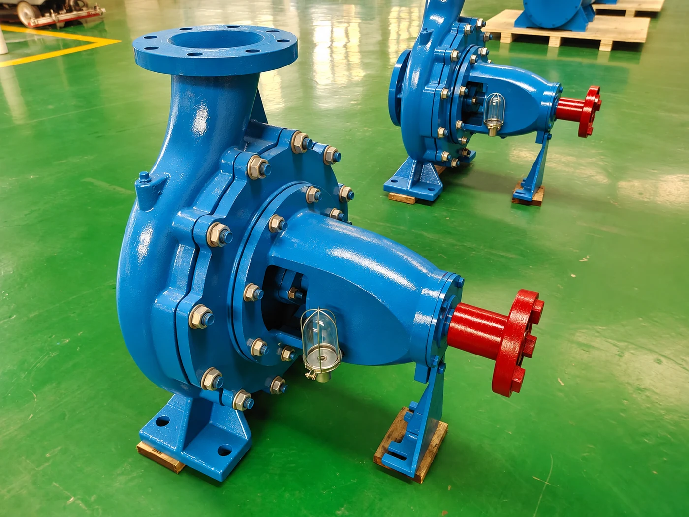 Illustration of QI end-suction water-pump products